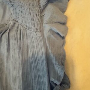 Loft blouse size L baby blue